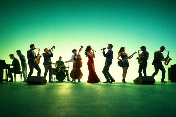 IMAGEN DE UNA BIG BAND DE JAZZ. CONTRAPUNTO.