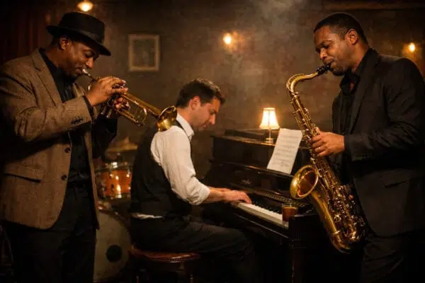 IMAGEN DE UN TRIO DE JAZZ Y LOS MODOS GRIEGOS