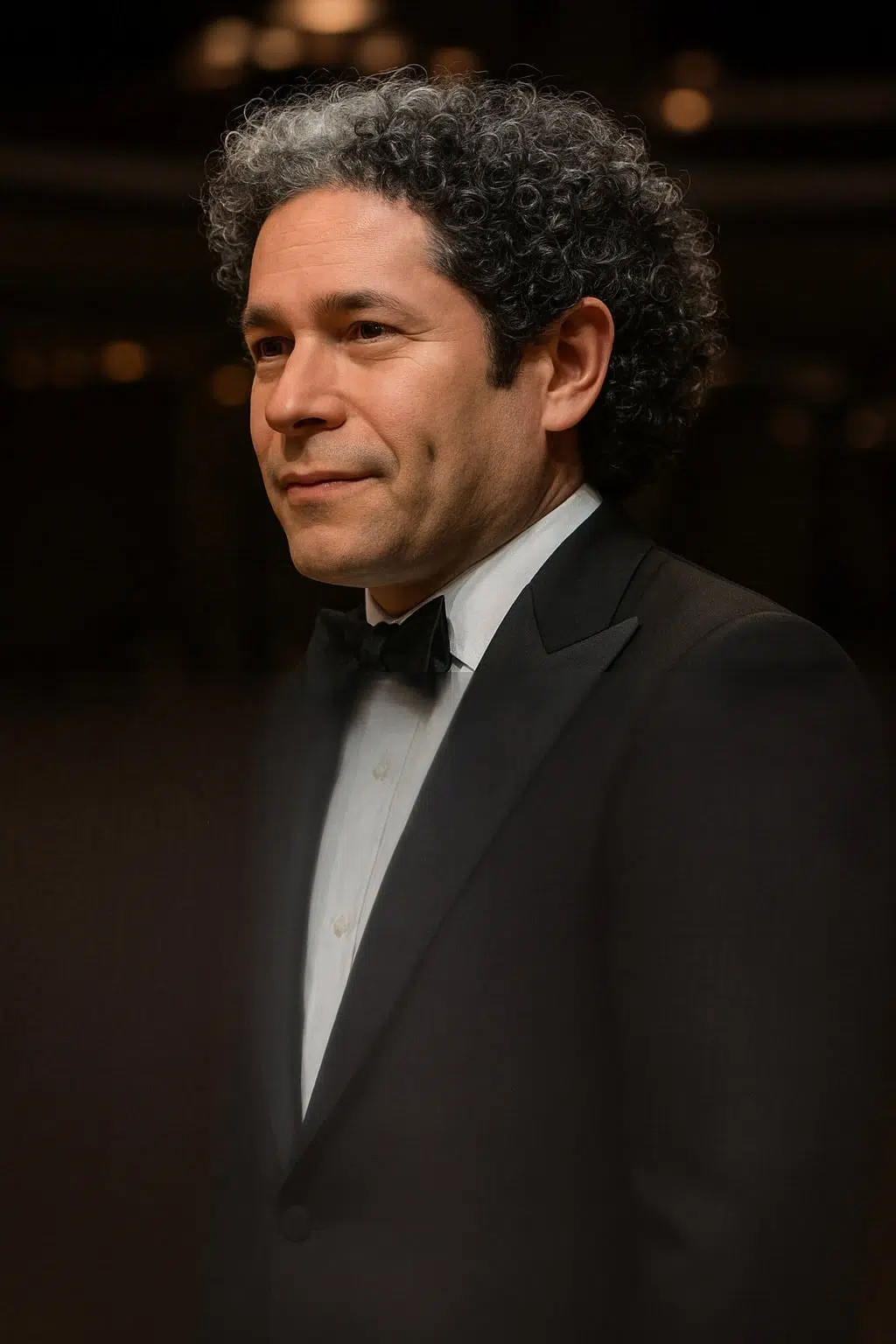 IMAGEN DE GUSTAVO DUDAMEL EN TRAJE NEGRO