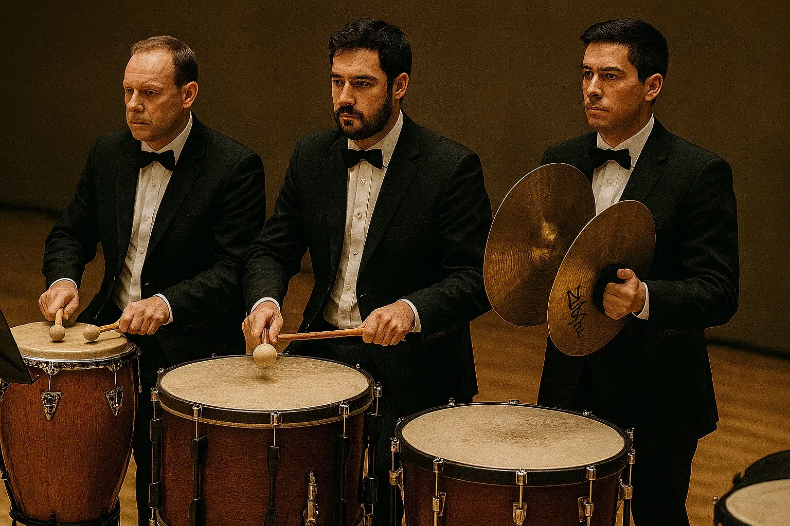 IMAGEN DE PERCUSIONES DEL HUAPANGO DE MONCAYO.
