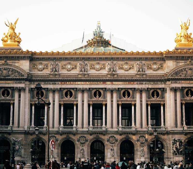 IMAGEN DEL EXTERIOR DE LA ÓPERA GARNIER